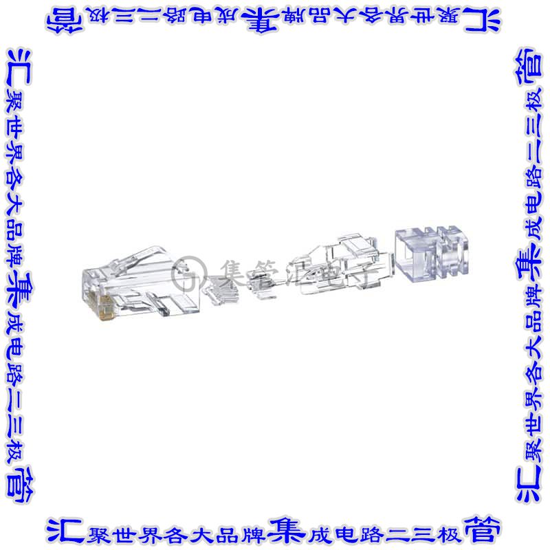 SP688-C 接插件连接器8-POSITION, 8-WIRE MODULAR PLUG,