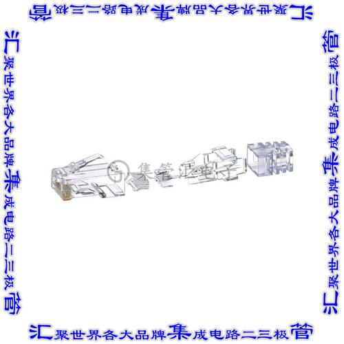 SP688-C 接插件连接器8-POSITION, 8-WIRE MODULAR PLUG,