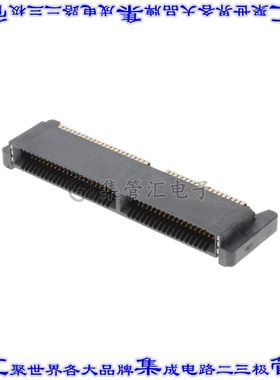 HSEC8-140-01-L-RA 卡边缘连接器80POS母头2排0.8mm黑色镀金