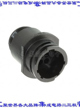 206705-2 圆形连接器9POS插座外壳用于公插针黑色自由悬挂