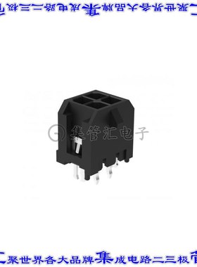 G88MP04102KEU 针座连接器4POS接头2排3mm公形插针通孔直针锡