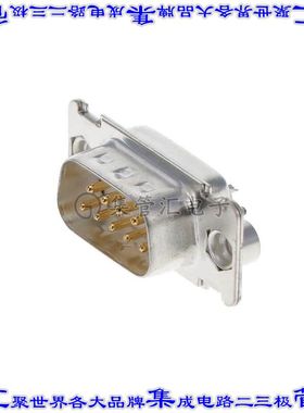 DEO09P065TXLF 连接器9POS插头公引脚2排D-Sub自由悬挂