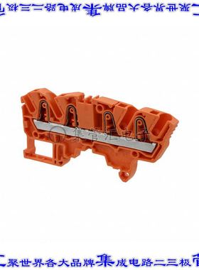 1SNK706032R0000 端子块连接器4POS馈通式6.0mm橙色10-26AWG