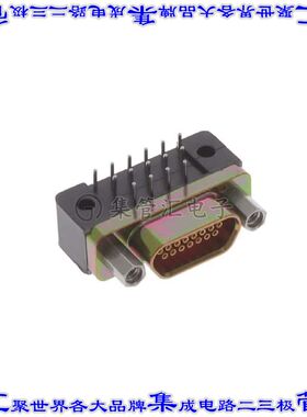 M83513/13-B01CP 连接器15POS插座母插口3排D-TYPE型面板安装通孔