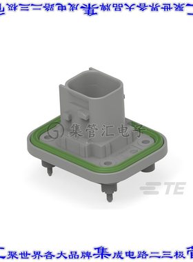 2-2377477-1 针座连接器6POS接头2排6mm公形插针通孔银