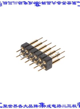 442-10-212-00-592000 连接器12POS针座间隔柱2排2.54mm通孔镀金