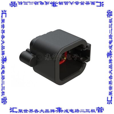 ATP04-6P-BM12 针座连接器6POS插座3排6.71mm公形插针通孔直针镀
