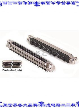 DX20BM-100S(50) 接插件连接器CONN MINI HD RCPT 100P PCB SLDR