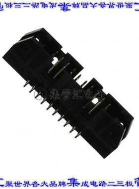 1658694-1 针座连接器20POS接头2排2.54mm公形插针通孔直针镀金