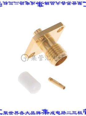 R125256000 同轴连接器SMA插孔母形插口焊接50欧姆面板安装