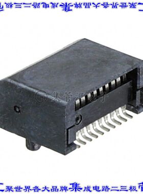 1703820001 插拔式连接器20POS插座zSFP+表面贴装直角焊接镀金