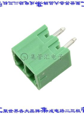 OSTOQ023250 端子块连接器2POS接头公引脚带罩3.81mm垂直焊接