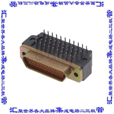 MDM-51SCBR-TL61 连接器51POS插座母插口3排D-TYPE型面板安装通孔