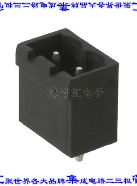 395311002 0395311002端子块连接器2POS接头公引脚带罩5.08mm黑色