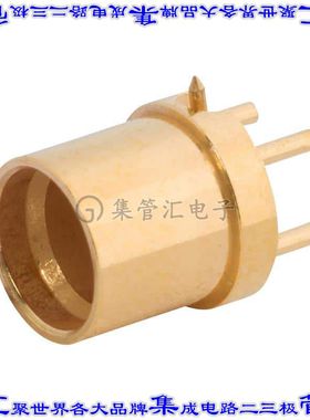 1211-40108 同轴连接器SMP插头公引脚焊接50欧姆表面安装通孔