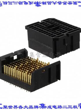 10116602-101LF 背板连接器150POS接头公引脚1.4mm通孔黑色