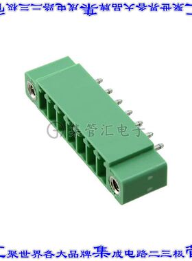 395056007 0395056007端子块连接器7POS接头公引脚带罩3.5mm绿色