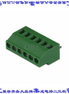 691244510006 线对板连接器6POS接线端子5.08mm通孔水平带板