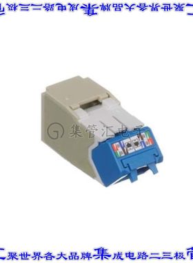 CJUD6X88TGEI 接插件连接器CAT6A UP/DOWN 45 DEGREE TG WIREC