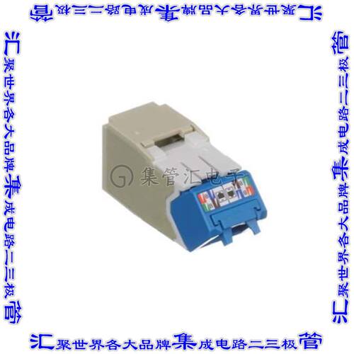 CJUD6X88TGEI 接插件连接器CAT6A UP/DOWN 45 DEGREE TG WIREC