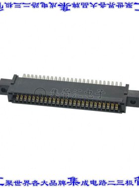 CR22-50D-2.54DSA(70) 卡边缘连接器50POS母头2排2.54mm黑色镀金