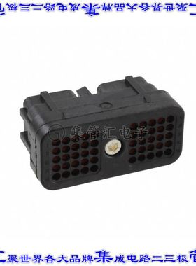 DRC26-50S05 矩形连接器外壳50POS插头5排母形插口黑色自由悬挂