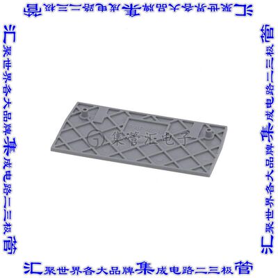 27106.6 连接器接插件ENDPLATE FOR PRK4GREY