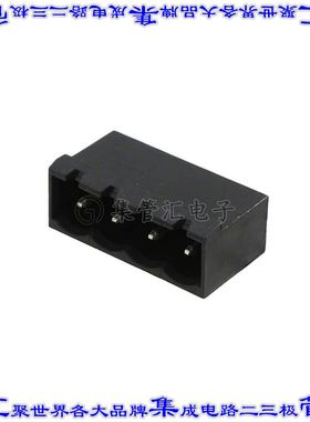 1740521 端子块连接器4POS接头公引脚带罩5.08mm黑色90DEG通孔