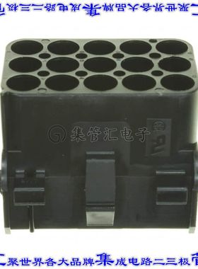 1-480711-9 矩形连接器外壳15POS插座3排黑色面板安装