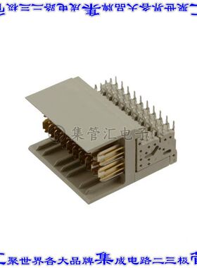 6469169-1 背板连接器60POS接头公引脚4排2.5mm板边缘通孔直角