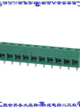 1729209 线对板连接器10POS接线端子5.08mm通孔水平带板