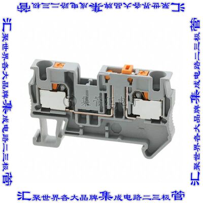 3211933 端子块连接器2POS断连6.2mm灰色10-24AWG