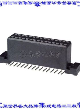 5-104550-4 针座连接器30POS插座2排1.27mm母形插口表贴SMD镀金