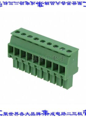 OSTTS09315B 端子块连接器9POS插头母插口3.81mm绿色自由悬挂