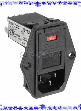 2-6609956-2 电源接入连接器3POS插座公插片模块IEC320-C14面板安