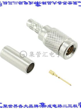 282118-75 同轴连接器插头公引脚压接75欧姆自由悬挂