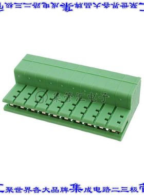 1883129 端子块连接器10POS插头卡边5mm绿色自由悬挂