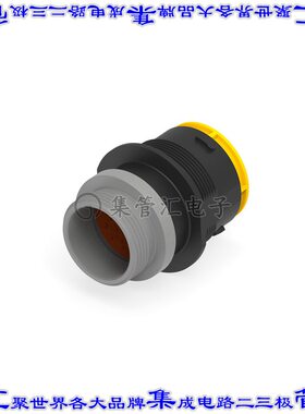 HDP24-24-31PT-L015 圆形连接器31POS插座外壳用于公插针黑色面板