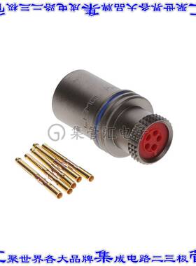 PHN.1F.305.XLM 圆形连接器5POS插座母插口压接镀金自由悬挂