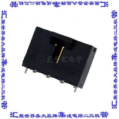 5-1375583-6 针座连接器7POS接头2.54mm公形插针表贴SMD镀金