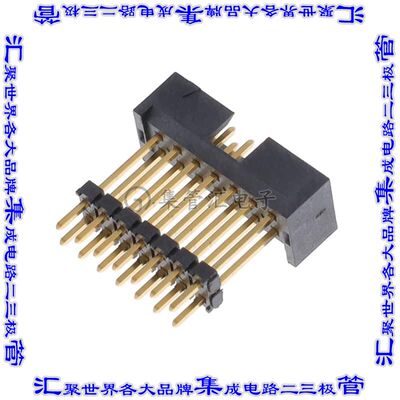 ZLTMM-107-69-G-D-502 针座连接器14POS抬升式2排2mm公形插针通孔