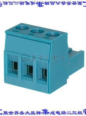 TBP04P1-500-05BE 端子块连接器5POS插头母插口5mm蓝色自由悬挂