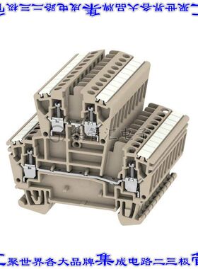 1025700000 端子块连接器4POS馈通式2排5.1mm米色12-30AWG