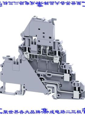 CYDLGF4L6-60V 端子块连接器5POS断连馈通式隔离式6.0mm灰色10-24