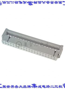 89140-0001 矩形连接器40POS插座2排2.54mm母插口灰色IDC镀金自由