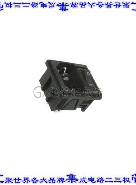 1-1609112-6 电源接入连接器3POS插座公插片模块IEC320-C14面板安