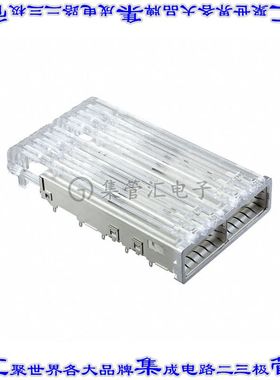 2315050-1 插拔式连接器机架成组(1 x 2)ZQSFP+通孔直角压配