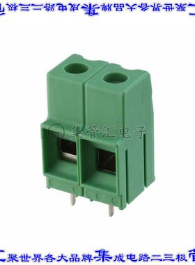 1773976 线对板连接器2POS接线端子10.16mm通孔水平带板