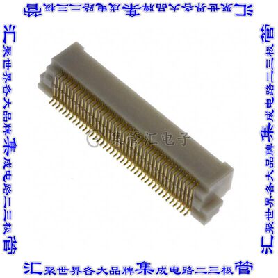 80PS-JMDSS-G-1-TF 板对板连接器80POS插头外罩触点2排0.5mm表贴