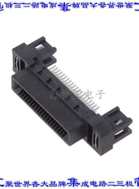 HSEC8-120-01-L-D-EM2 卡边缘连接器40POS母头2排0.8mm黑色镀金